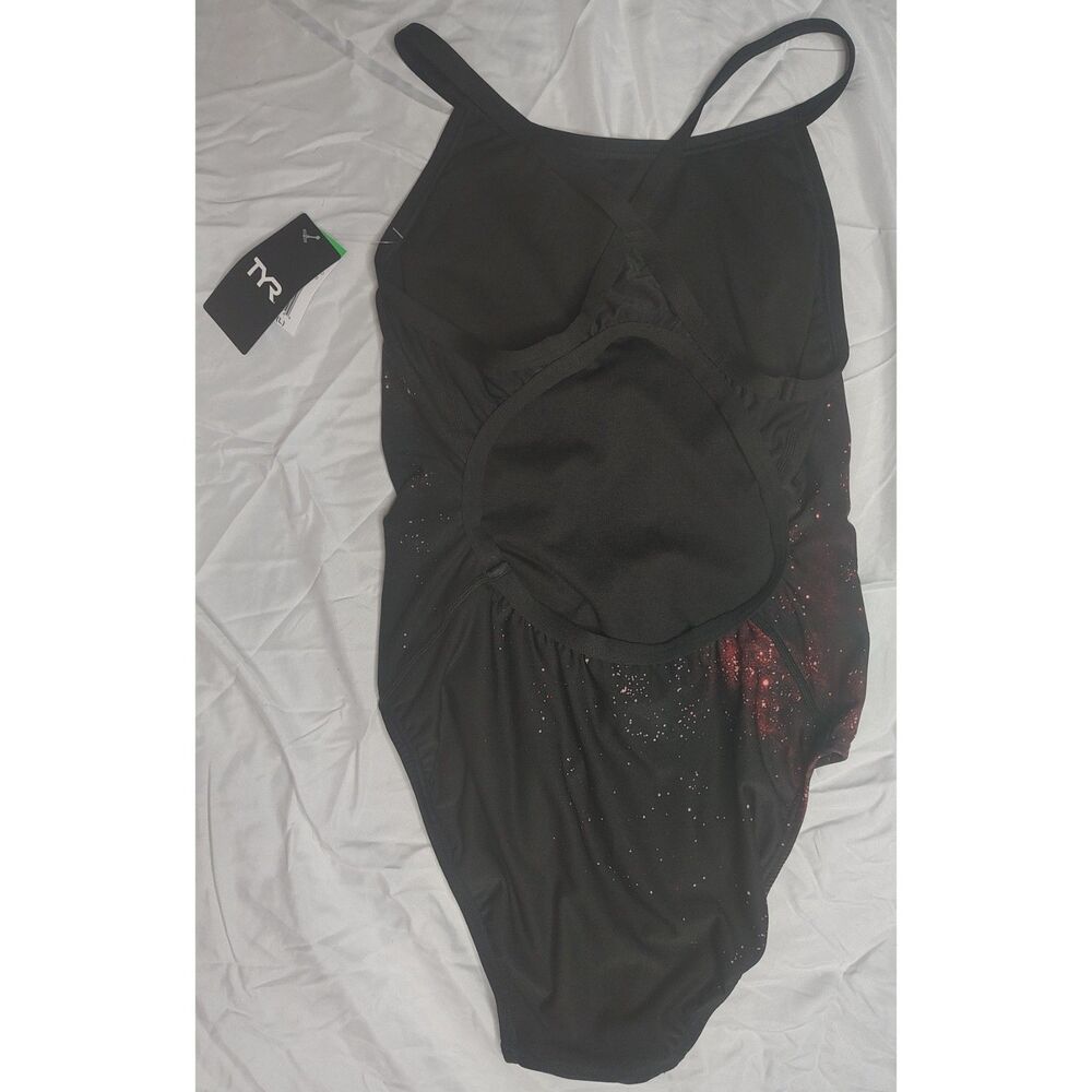 NWT TYR Durafast Elite Diamondfit Swimsuit Starborne Size 36(L) Competitive Race - Picture 2 of 8